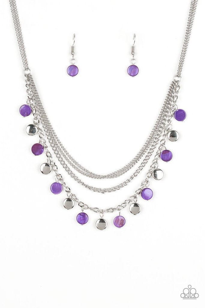 Beach Flavor - Purple Necklace Set