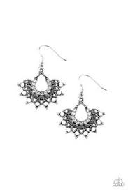 Gypsy Glitz - White Earrings