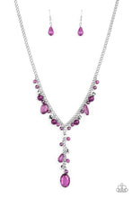 Cargar imagen en el visor de la galería, Crystal Couture - Purple Necklace Set
