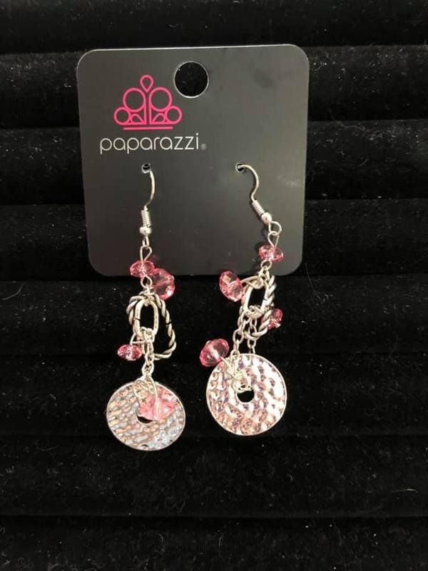 Seaside Catch - Pink Earrings