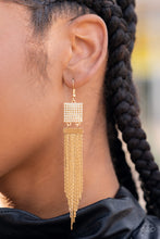 Charger l&#39;image dans la galerie, Dramatically Deco - Gold Earrings - Exclusive Life of the Party
