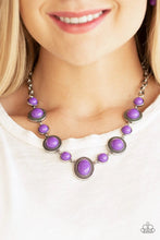 Cargar imagen en el visor de la galería, Voyager Vibes - Purple Necklace Set
