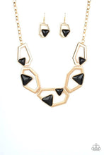 Cargar imagen en el visor de la galería, Geo-ing, Geo-ing, Gone - Gold Necklace Set
