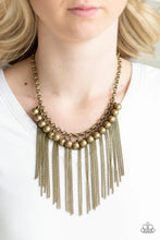 Cargar imagen en el visor de la galería, Powerhouse Prowl - Brass Necklace Set
