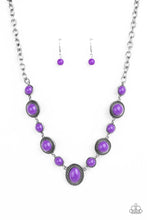 Cargar imagen en el visor de la galería, Voyager Vibes - Purple Necklace Set
