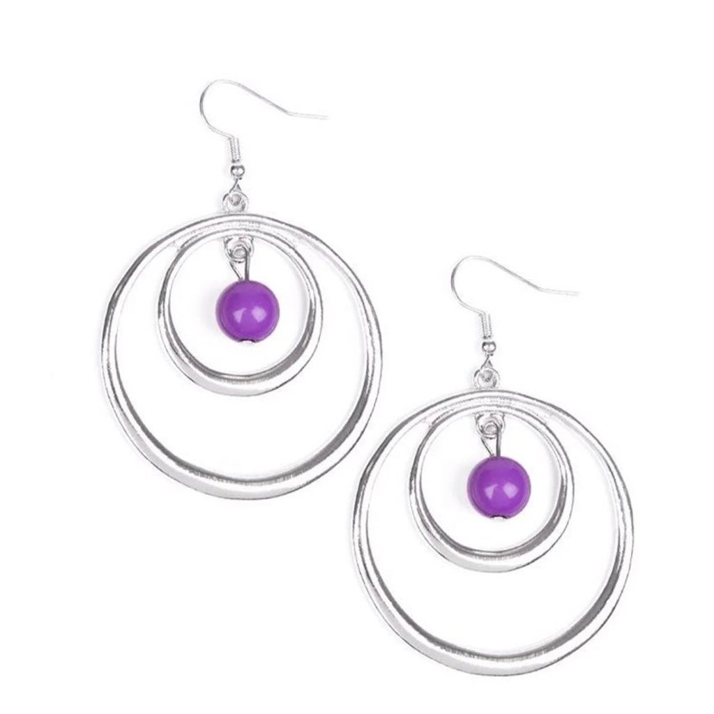 Diva Pop - Purple Earrings