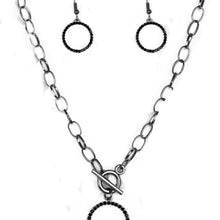 Carregar imagem no visualizador da galeria, Circle of Hope - Black Necklace Set
