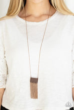 Load image into Gallery viewer, Totally Tassel - Copper Necklace Set
